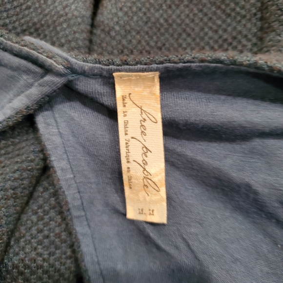 ✨️HP✨️ Free People Teal Hearstopper Fit and Flare Dress in size Medium - Picture 11 of 12